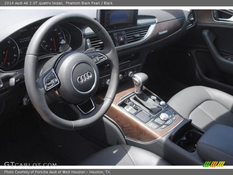 Phantom Black Pearl / Black 2014 Audi A6 2.0T quattro Sedan