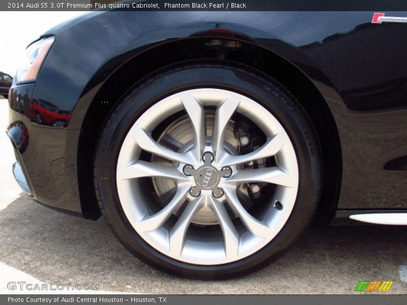 Phantom Black Pearl / Black 2014 Audi S5 3.0T Premium Plus quattro Cabriolet