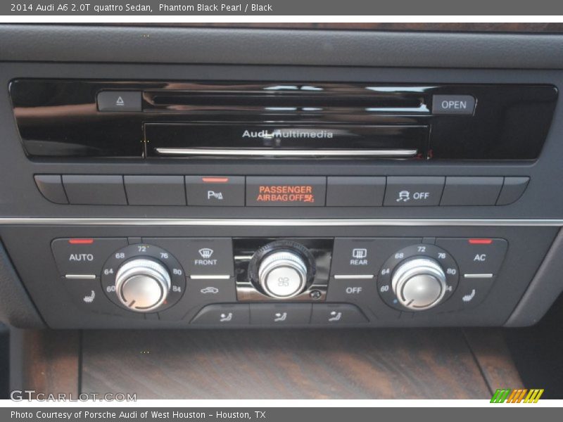Phantom Black Pearl / Black 2014 Audi A6 2.0T quattro Sedan