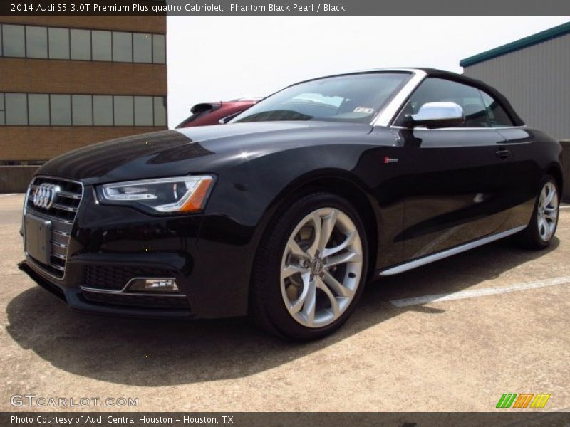 Phantom Black Pearl / Black 2014 Audi S5 3.0T Premium Plus quattro Cabriolet