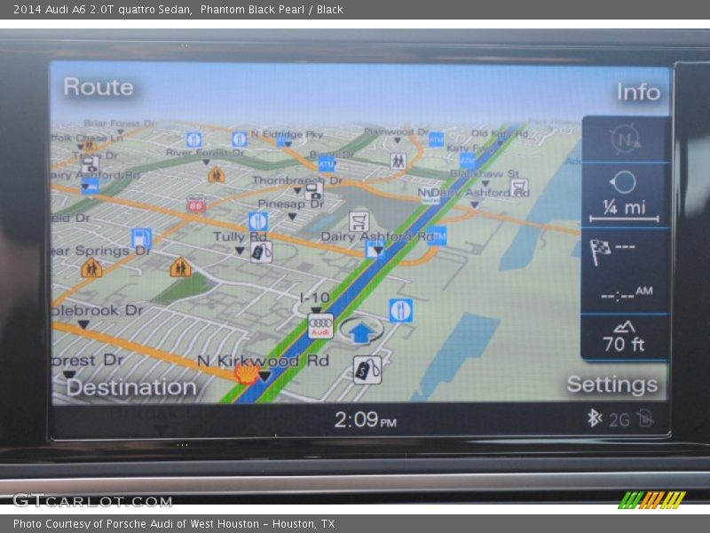 Phantom Black Pearl / Black 2014 Audi A6 2.0T quattro Sedan