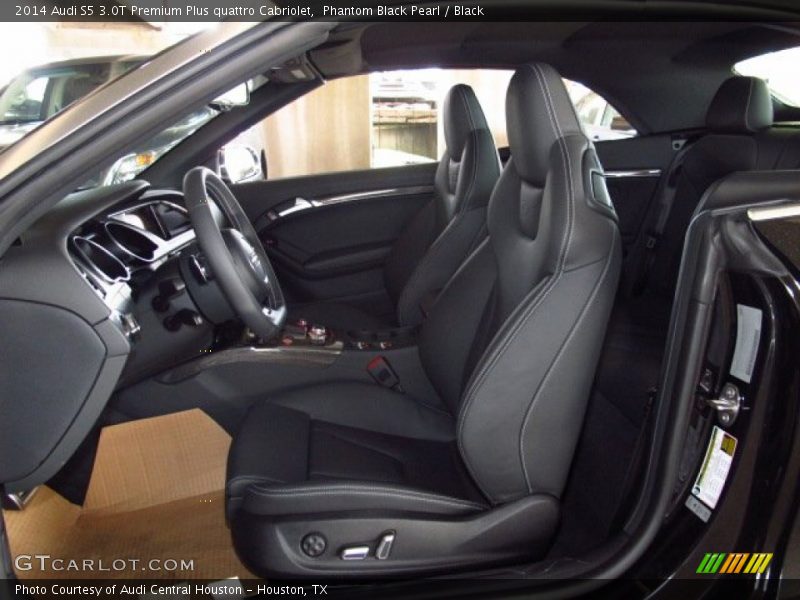 Phantom Black Pearl / Black 2014 Audi S5 3.0T Premium Plus quattro Cabriolet