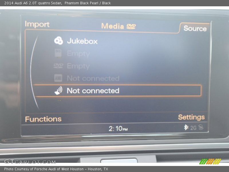 Phantom Black Pearl / Black 2014 Audi A6 2.0T quattro Sedan