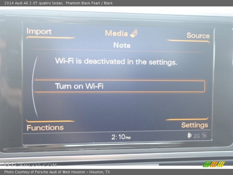 Phantom Black Pearl / Black 2014 Audi A6 2.0T quattro Sedan