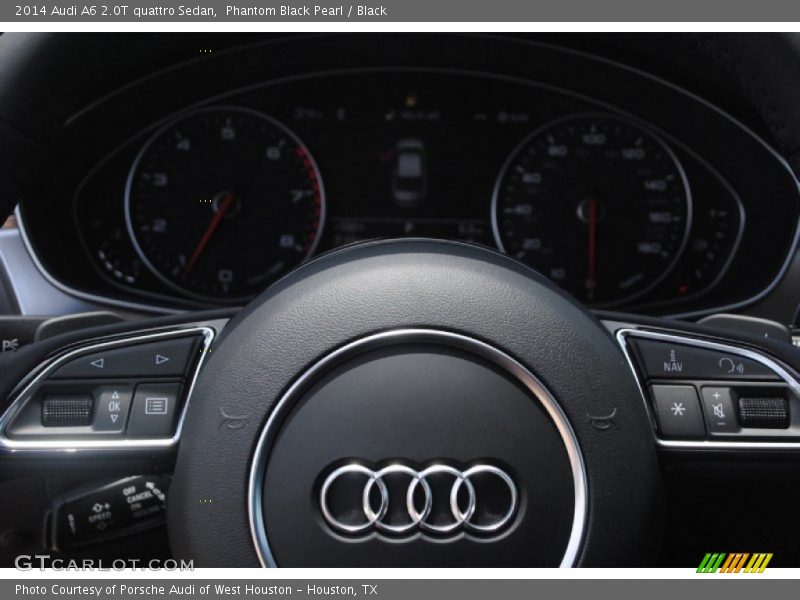 Phantom Black Pearl / Black 2014 Audi A6 2.0T quattro Sedan