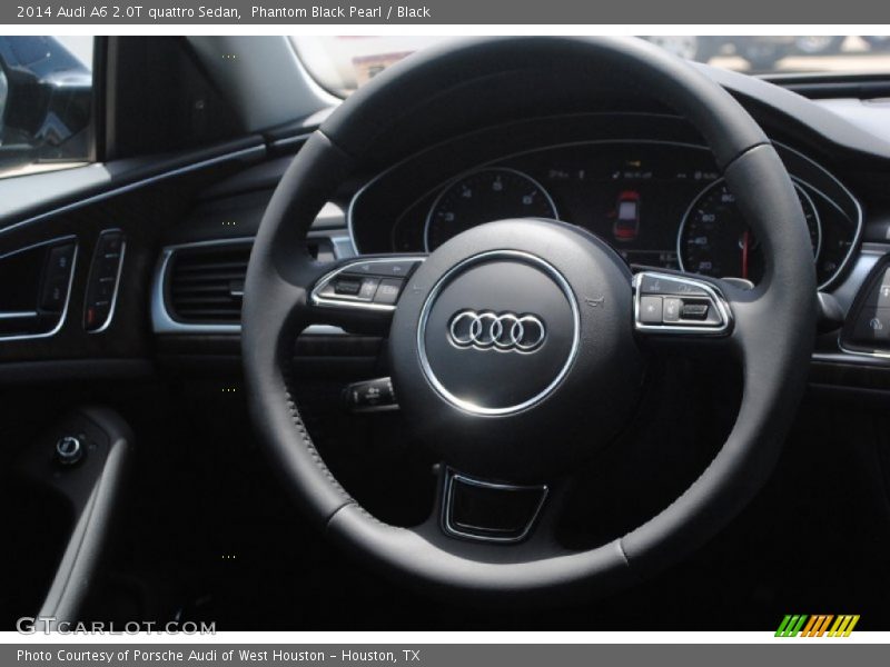 Phantom Black Pearl / Black 2014 Audi A6 2.0T quattro Sedan