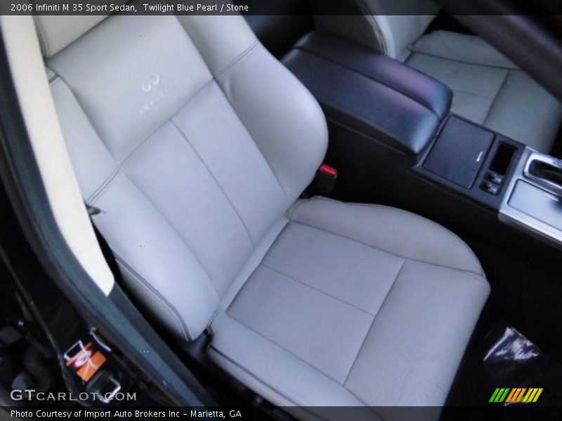 Twilight Blue Pearl / Stone 2006 Infiniti M 35 Sport Sedan