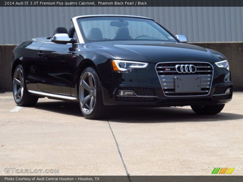 Phantom Black Pearl / Black 2014 Audi S5 3.0T Premium Plus quattro Cabriolet