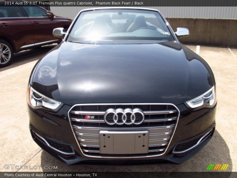Phantom Black Pearl / Black 2014 Audi S5 3.0T Premium Plus quattro Cabriolet