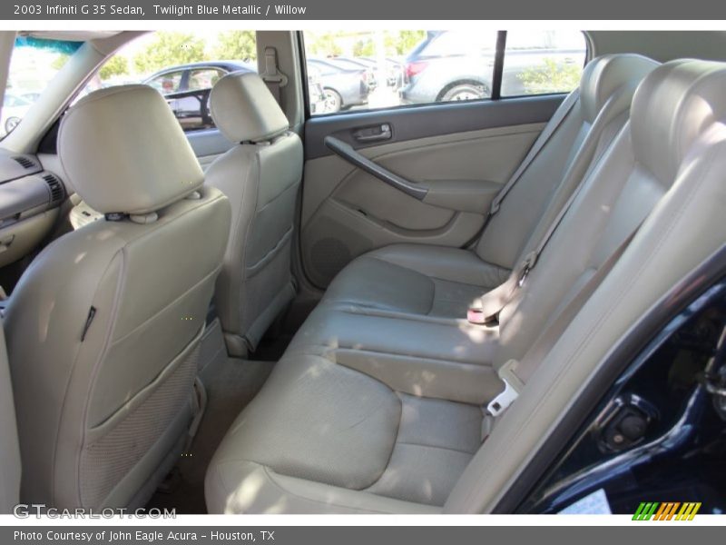 Twilight Blue Metallic / Willow 2003 Infiniti G 35 Sedan