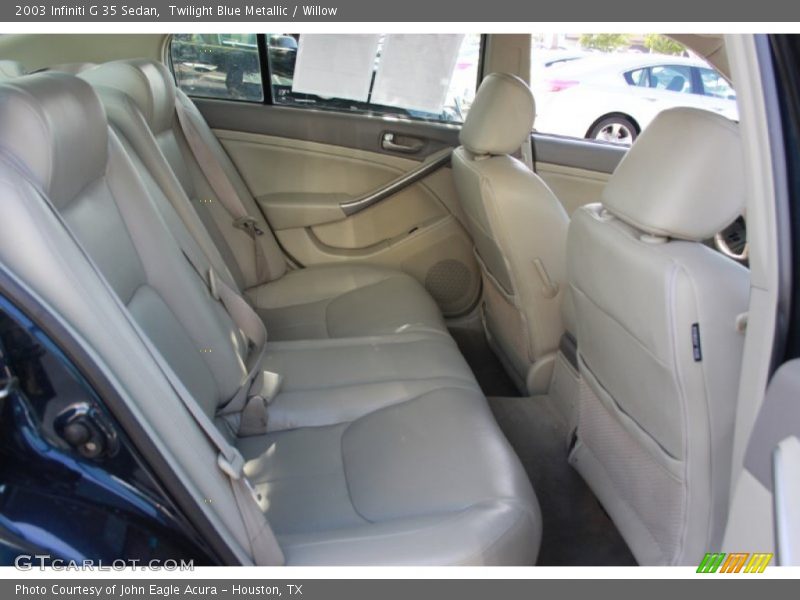 Twilight Blue Metallic / Willow 2003 Infiniti G 35 Sedan