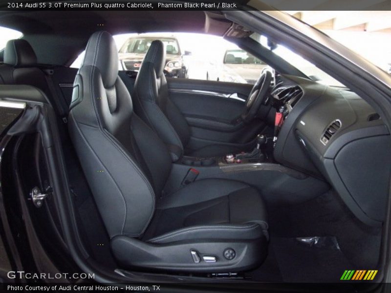 Phantom Black Pearl / Black 2014 Audi S5 3.0T Premium Plus quattro Cabriolet