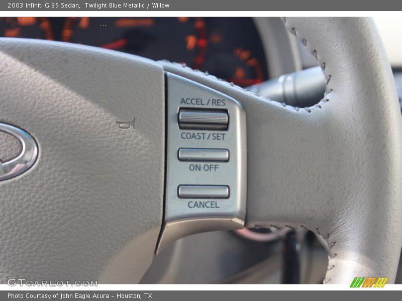 Twilight Blue Metallic / Willow 2003 Infiniti G 35 Sedan