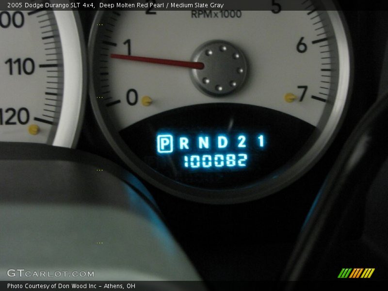 Deep Molten Red Pearl / Medium Slate Gray 2005 Dodge Durango SLT 4x4
