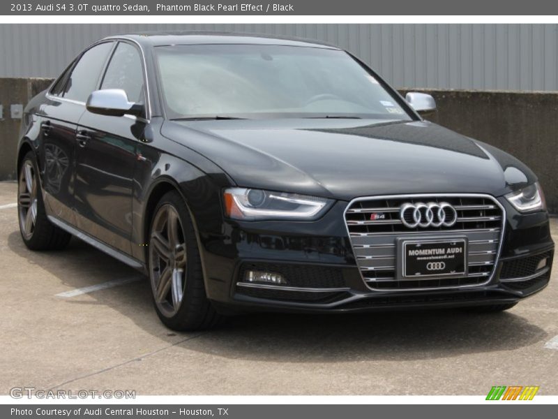 Phantom Black Pearl Effect / Black 2013 Audi S4 3.0T quattro Sedan
