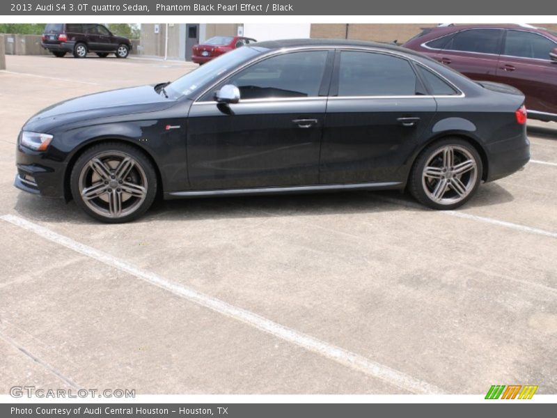 Phantom Black Pearl Effect / Black 2013 Audi S4 3.0T quattro Sedan