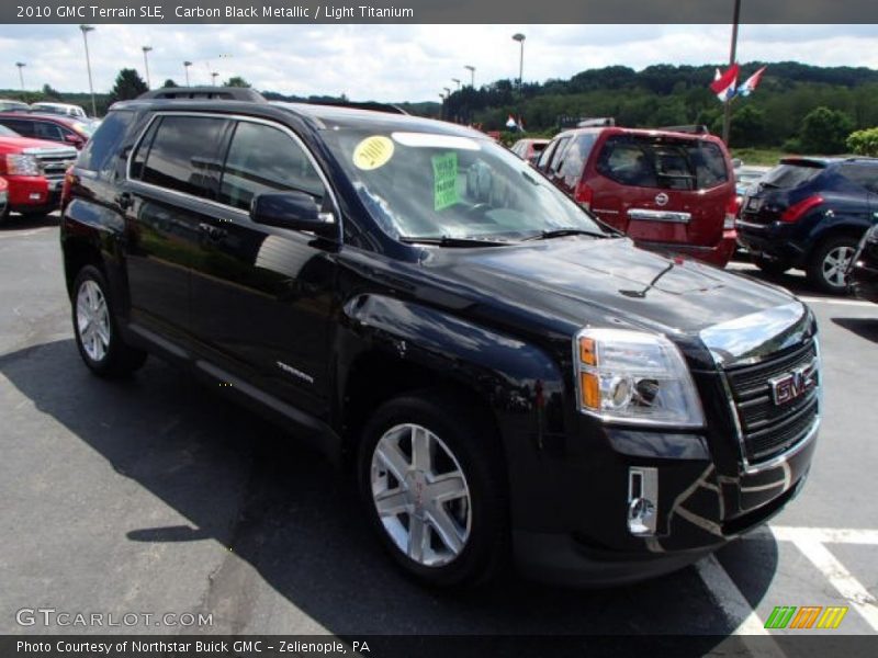 Carbon Black Metallic / Light Titanium 2010 GMC Terrain SLE