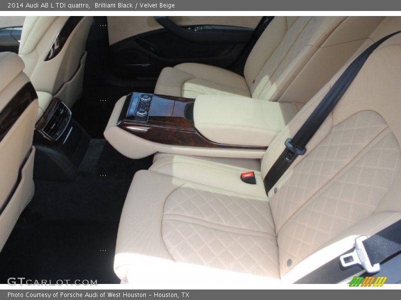 Brilliant Black / Velvet Beige 2014 Audi A8 L TDI quattro