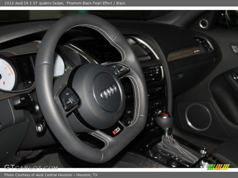 Phantom Black Pearl Effect / Black 2013 Audi S4 3.0T quattro Sedan