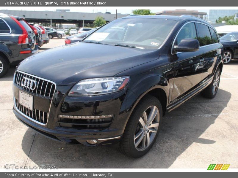 Orca Black Metallic / Black 2014 Audi Q7 3.0 TDI quattro