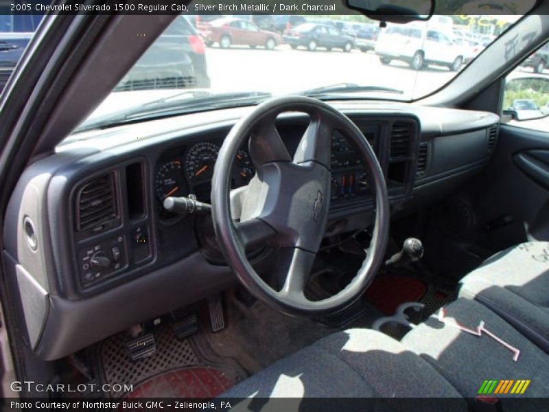 Silver Birch Metallic / Dark Charcoal 2005 Chevrolet Silverado 1500 Regular Cab