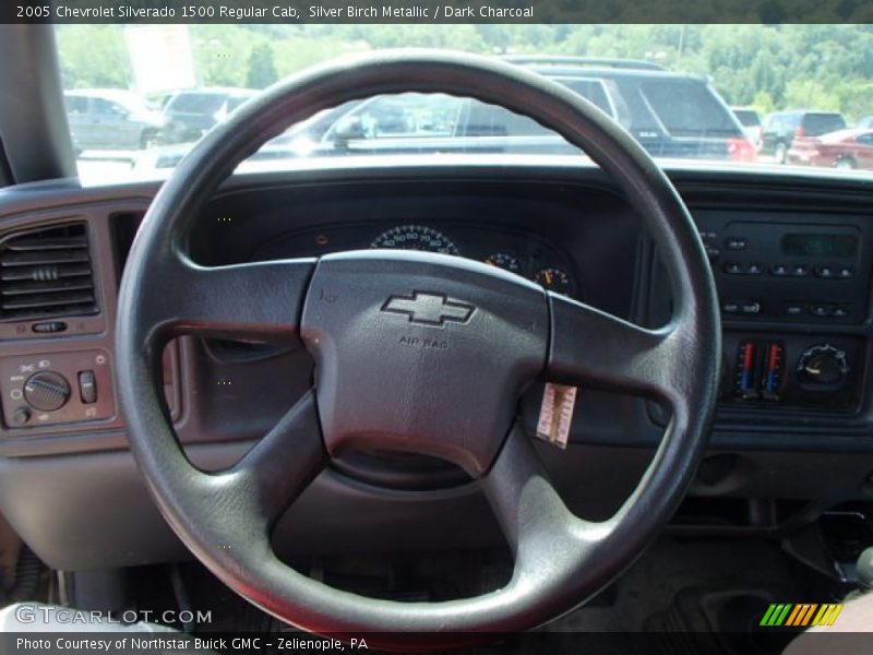 Silver Birch Metallic / Dark Charcoal 2005 Chevrolet Silverado 1500 Regular Cab