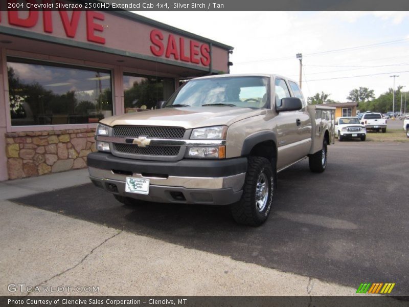 Silver Birch / Tan 2004 Chevrolet Silverado 2500HD Extended Cab 4x4