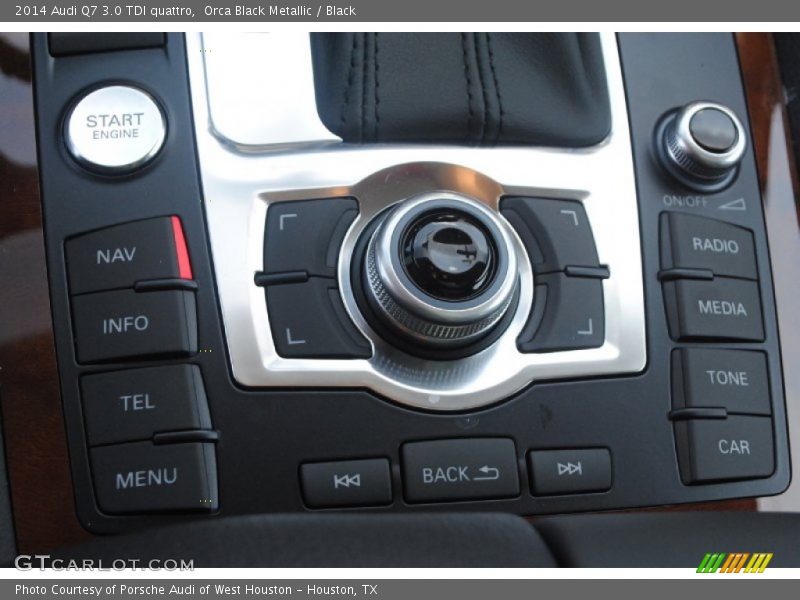 Controls of 2014 Q7 3.0 TDI quattro