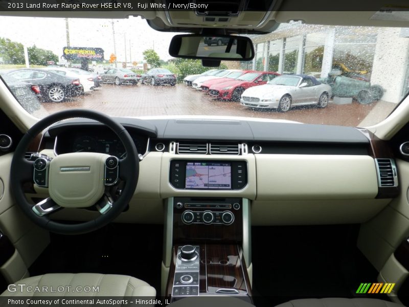 Fuji White / Ivory/Ebony 2013 Land Rover Range Rover HSE LR V8