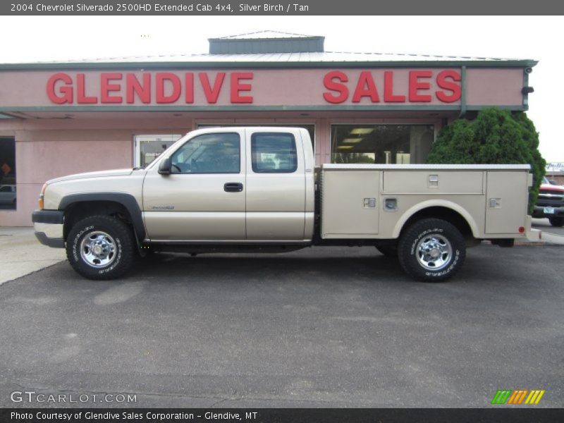 Silver Birch / Tan 2004 Chevrolet Silverado 2500HD Extended Cab 4x4