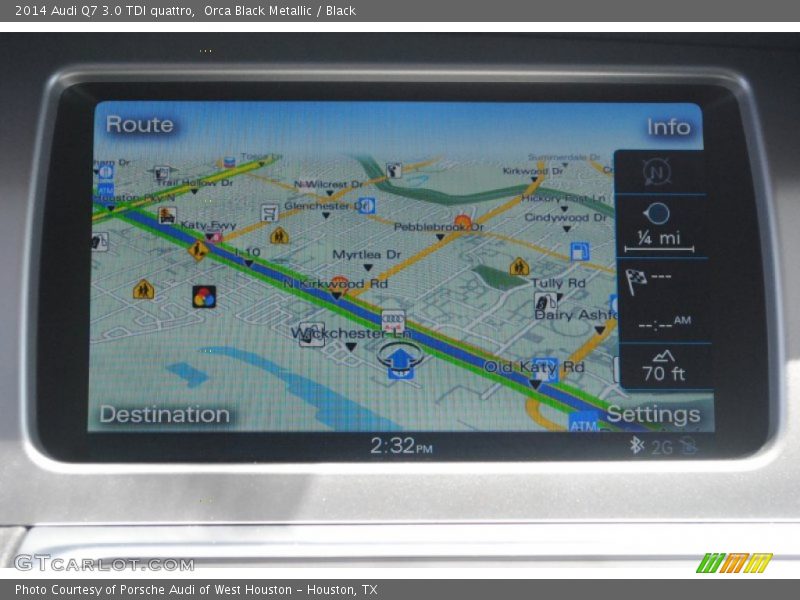 Navigation of 2014 Q7 3.0 TDI quattro