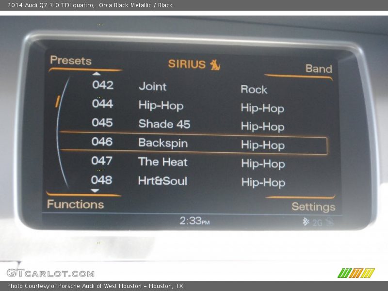 Audio System of 2014 Q7 3.0 TDI quattro