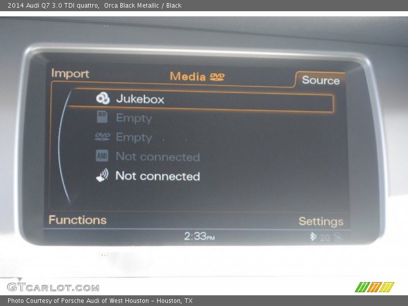 Audio System of 2014 Q7 3.0 TDI quattro