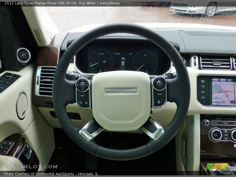 Fuji White / Ivory/Ebony 2013 Land Rover Range Rover HSE LR V8