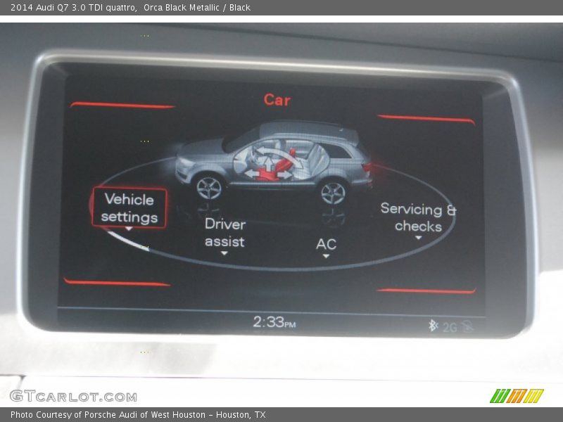 Controls of 2014 Q7 3.0 TDI quattro