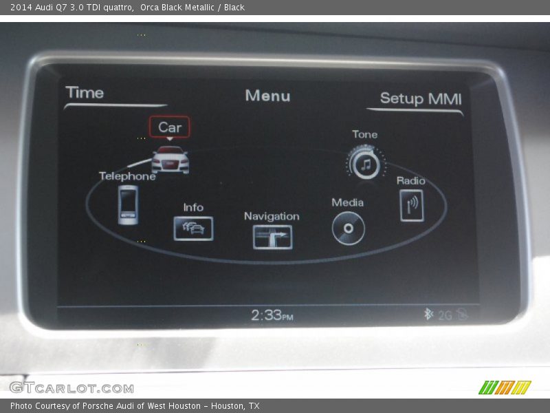 Dashboard of 2014 Q7 3.0 TDI quattro