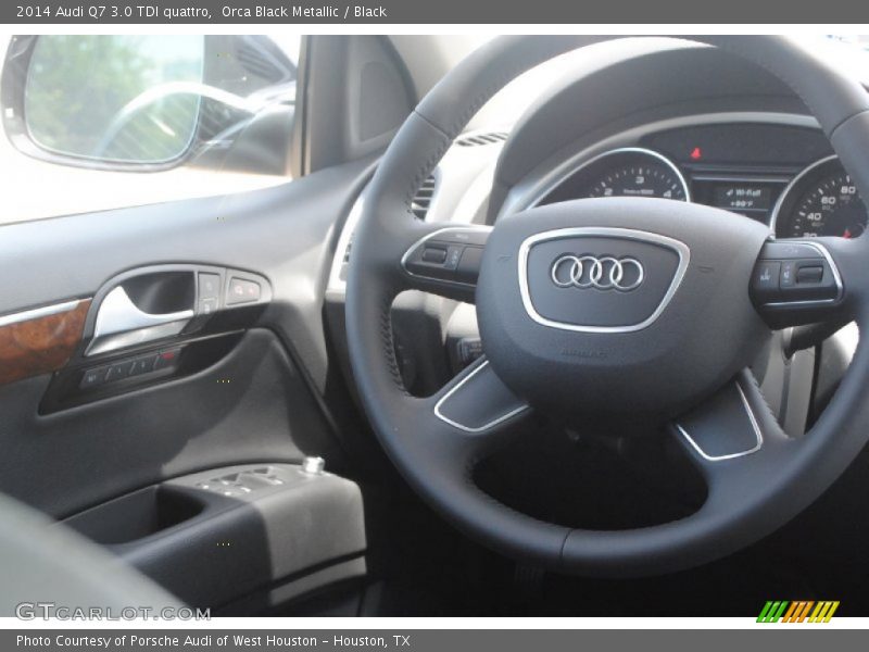 Orca Black Metallic / Black 2014 Audi Q7 3.0 TDI quattro