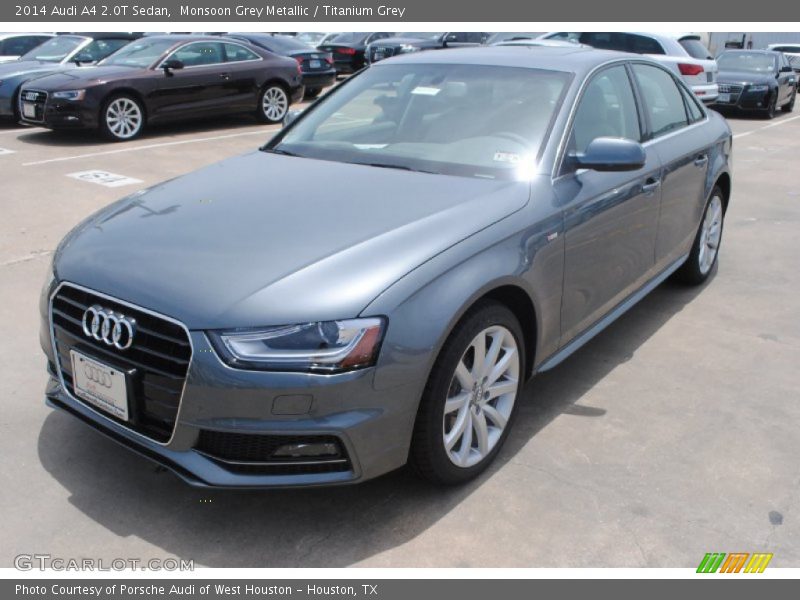 Monsoon Grey Metallic / Titanium Grey 2014 Audi A4 2.0T Sedan