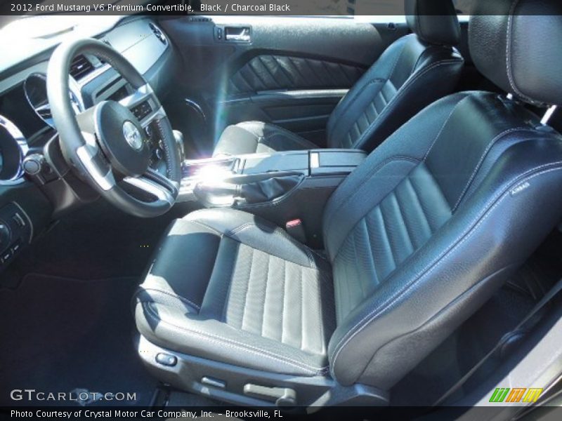 Black / Charcoal Black 2012 Ford Mustang V6 Premium Convertible