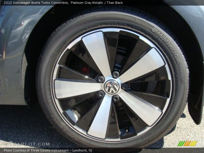 Platinum Gray Metallic / Titan Black 2013 Volkswagen Beetle Turbo Convertible