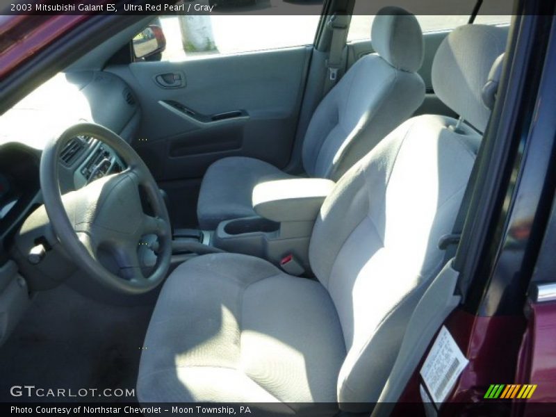 Ultra Red Pearl / Gray 2003 Mitsubishi Galant ES