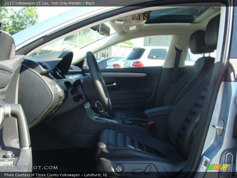 Iron Gray Metallic / Black 2013 Volkswagen CC Lux