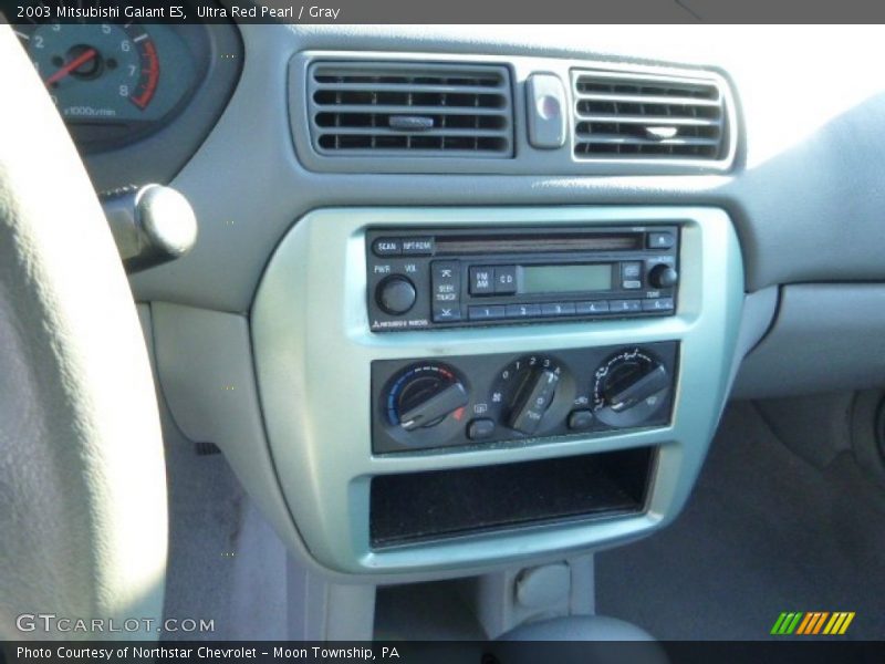 Ultra Red Pearl / Gray 2003 Mitsubishi Galant ES
