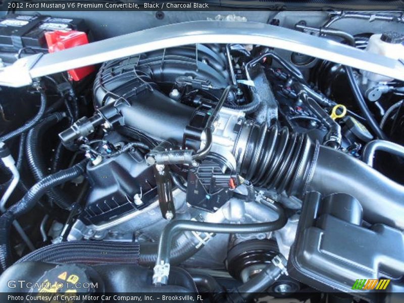Black / Charcoal Black 2012 Ford Mustang V6 Premium Convertible