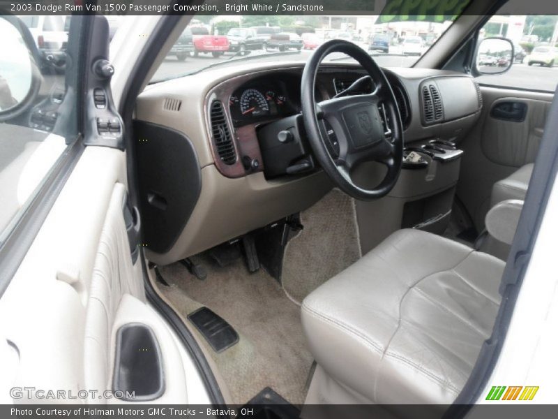 Sandstone Interior - 2003 Ram Van 1500 Passenger Conversion 