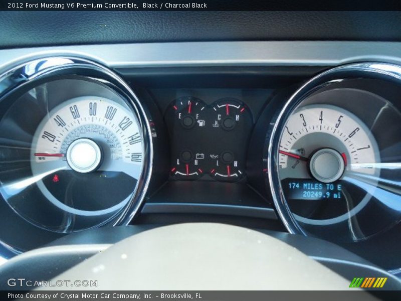 Black / Charcoal Black 2012 Ford Mustang V6 Premium Convertible