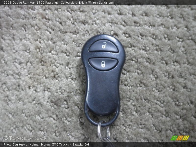 Bright White / Sandstone 2003 Dodge Ram Van 1500 Passenger Conversion