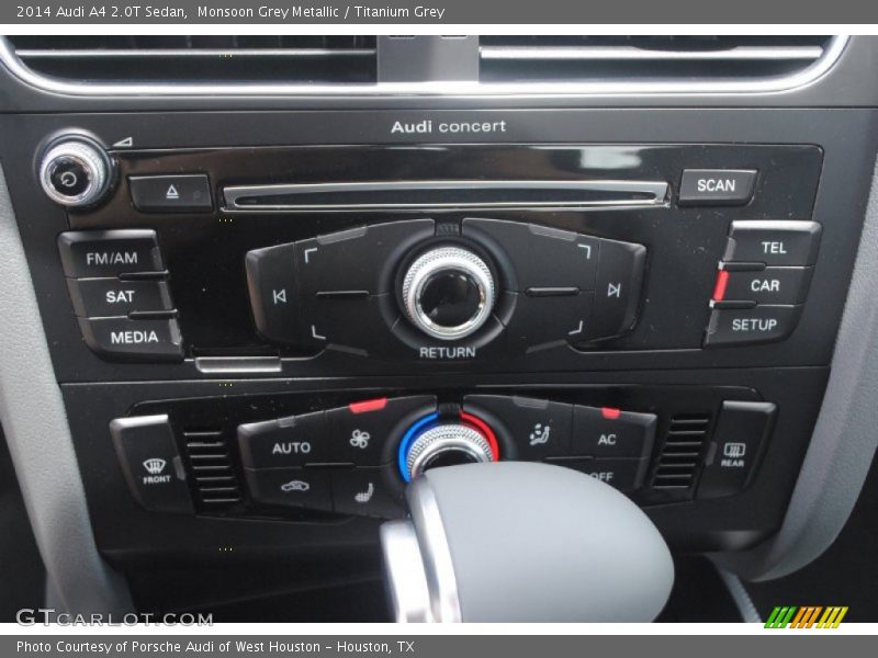 Monsoon Grey Metallic / Titanium Grey 2014 Audi A4 2.0T Sedan