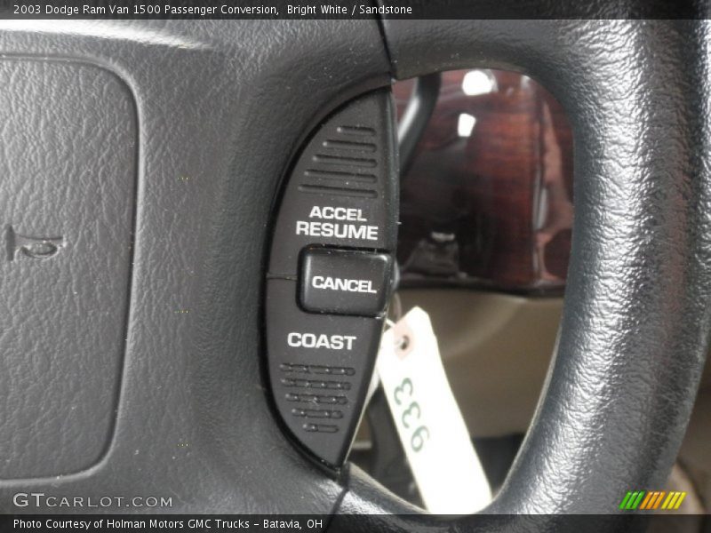 Bright White / Sandstone 2003 Dodge Ram Van 1500 Passenger Conversion