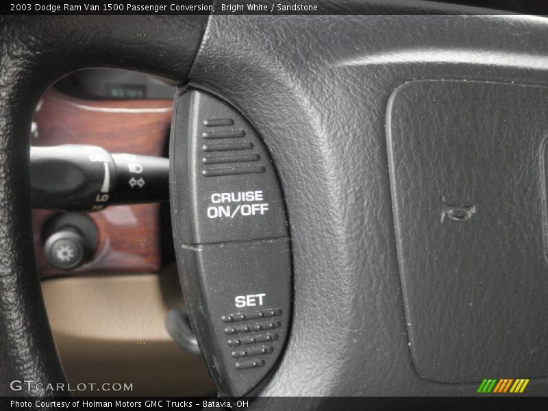 Bright White / Sandstone 2003 Dodge Ram Van 1500 Passenger Conversion